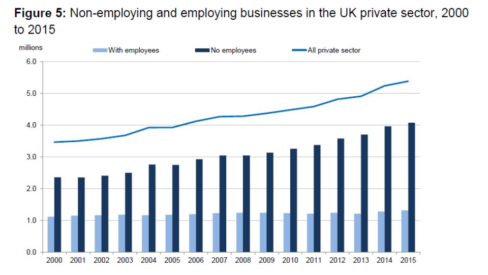 employing and non-employing businesses